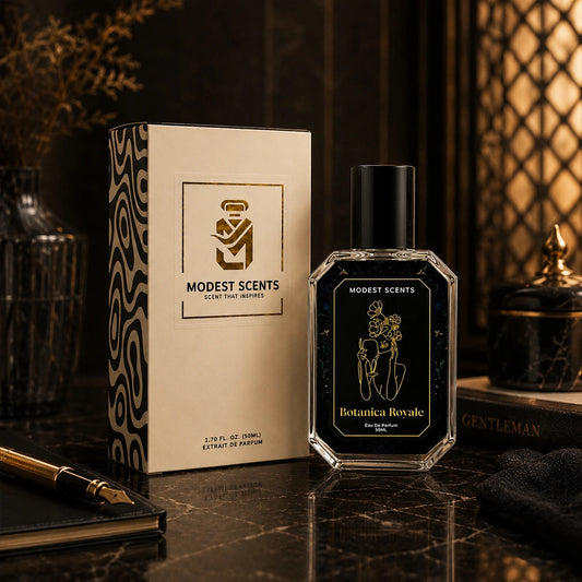 Modest Scents Botanica Royale Extrait de Parfum 50ml – Luxury Floral Woody Fragrance
