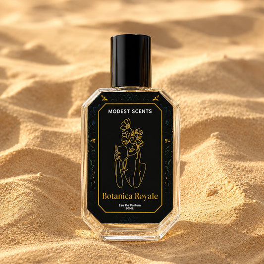 Modest Scents Botanica Royale Extrait de Parfum 50ml – Luxury Floral Woody Fragrance